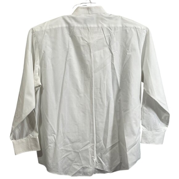 Neil Allyn Mens White Tuxedo Dress Shirt 2XL 36/37 65% Polyester 35% Cotton - Picture 2 of 6
